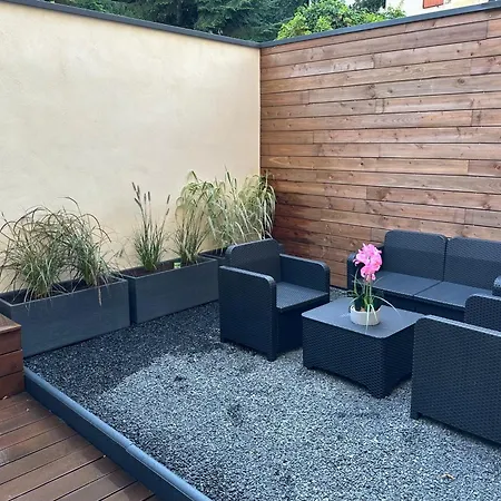 Le Briand 4etoiles Nancy Thermal Cosy Avec Terrasse Wifi דירה